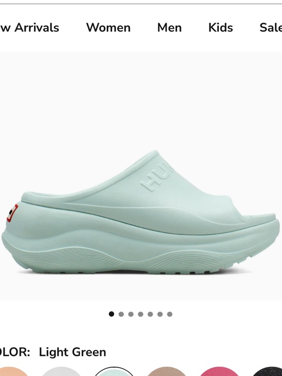 Shoes - BRAND NEW Hunter Women's Haddie Slip-on Open Toe Casual Sandals 8